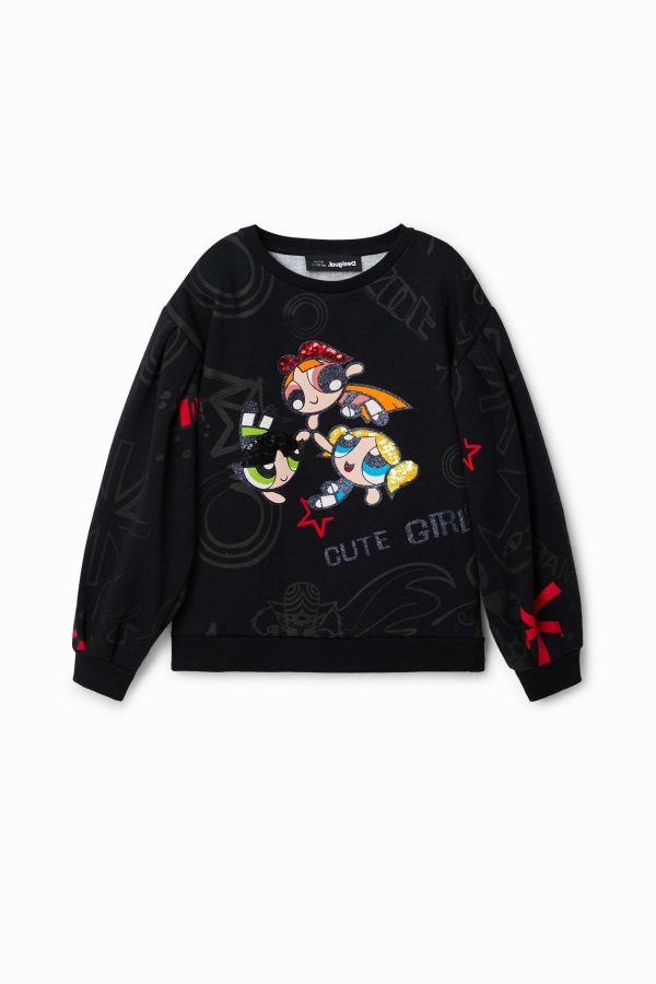 Sweatshirt Powerpuff Girls - BLACK - 3/4