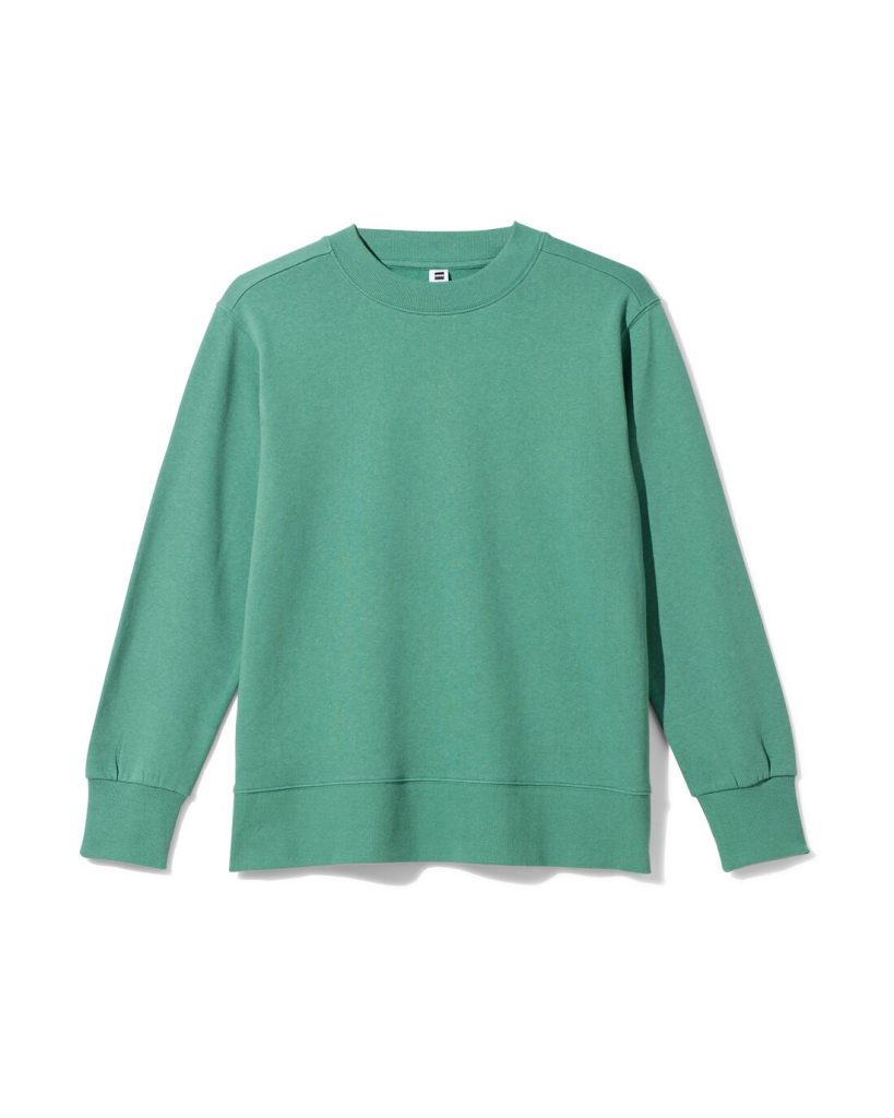 HEMA Dames Lounge Sweatshirt Donkergroen (donkergroen)