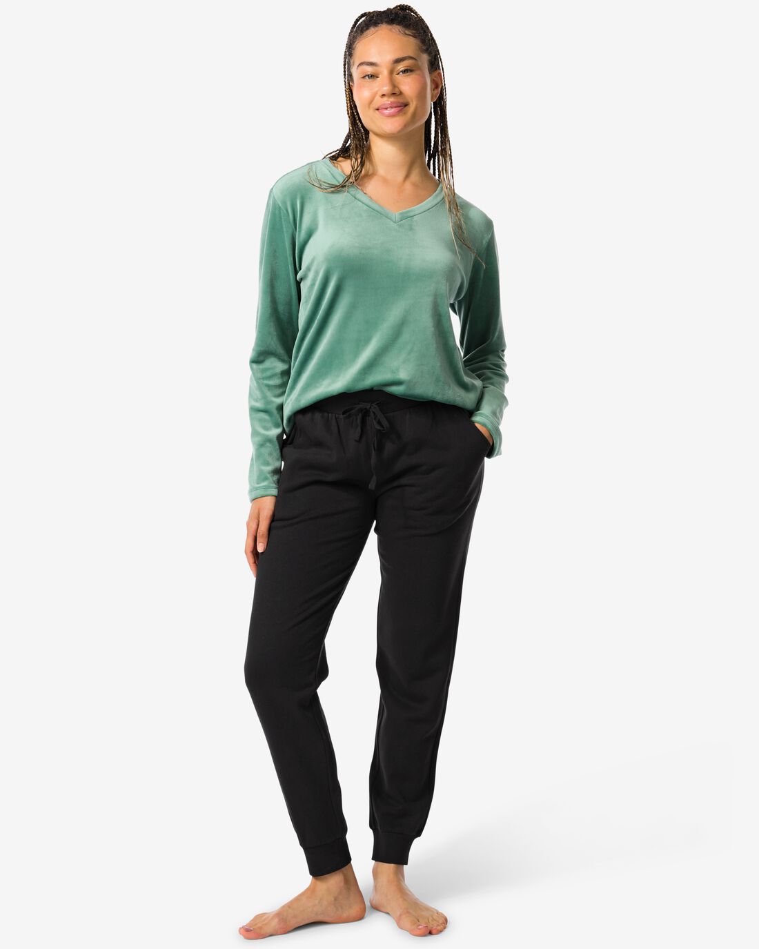 HEMA Dames Sweatbroek Zwart (zwart)