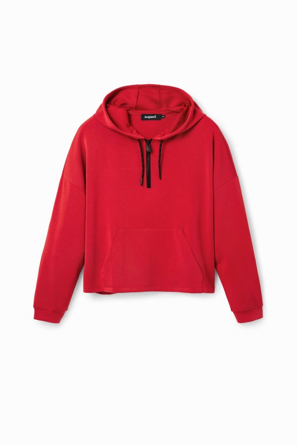 Zacht oversized sweatshirt - RED - XXL