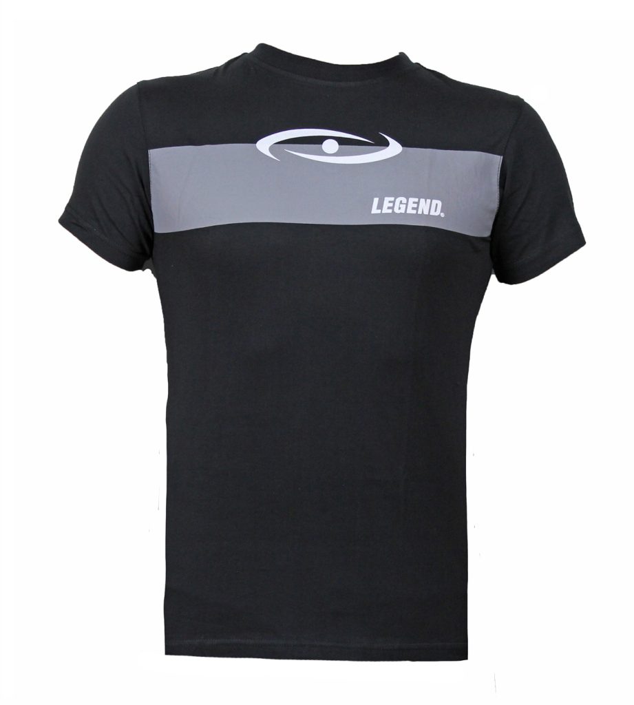 Legend Sports T-shirt grijs vlak kids/volwassenen 100% bio katoen