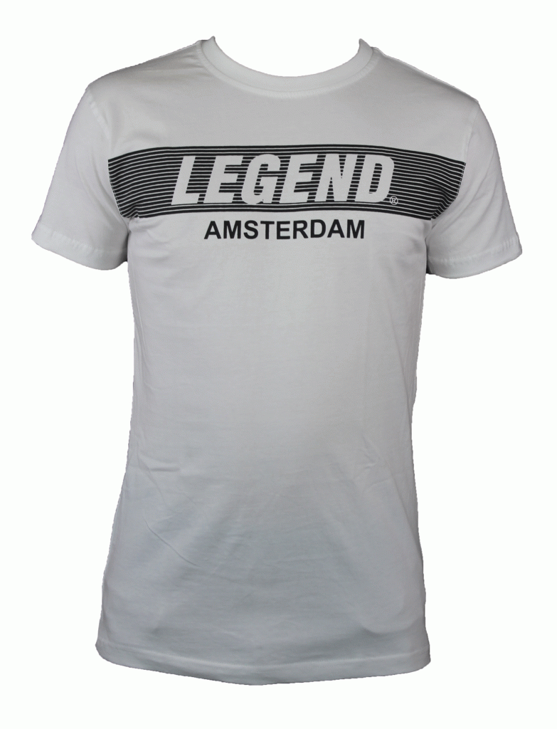 Legend Sports T-shirt amsterdam kids/volwassenen 100% bio katoen