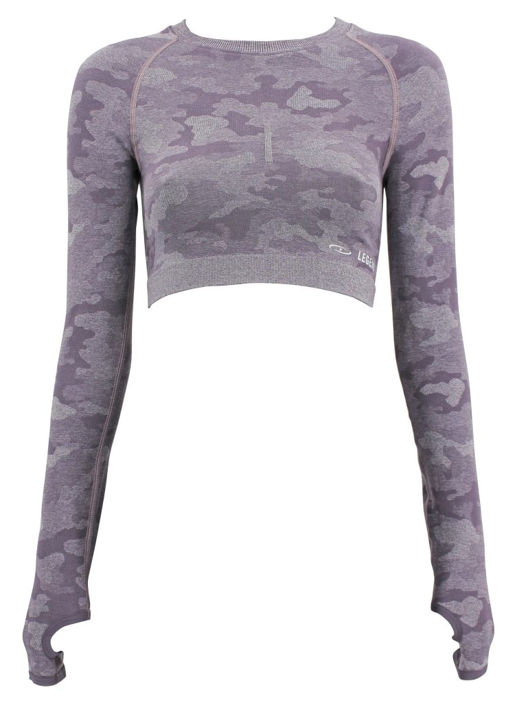 Legend Sports Dames sport-top camo purple