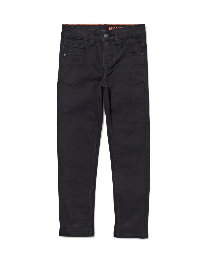 HEMA Kinderbroek Skinny Fit Zwart (zwart)