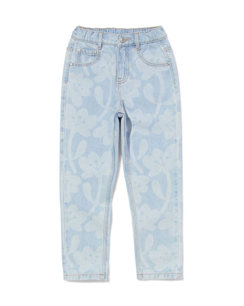 HEMA Kinderjeans Denim Relaxed Fit Blauw (blauw)