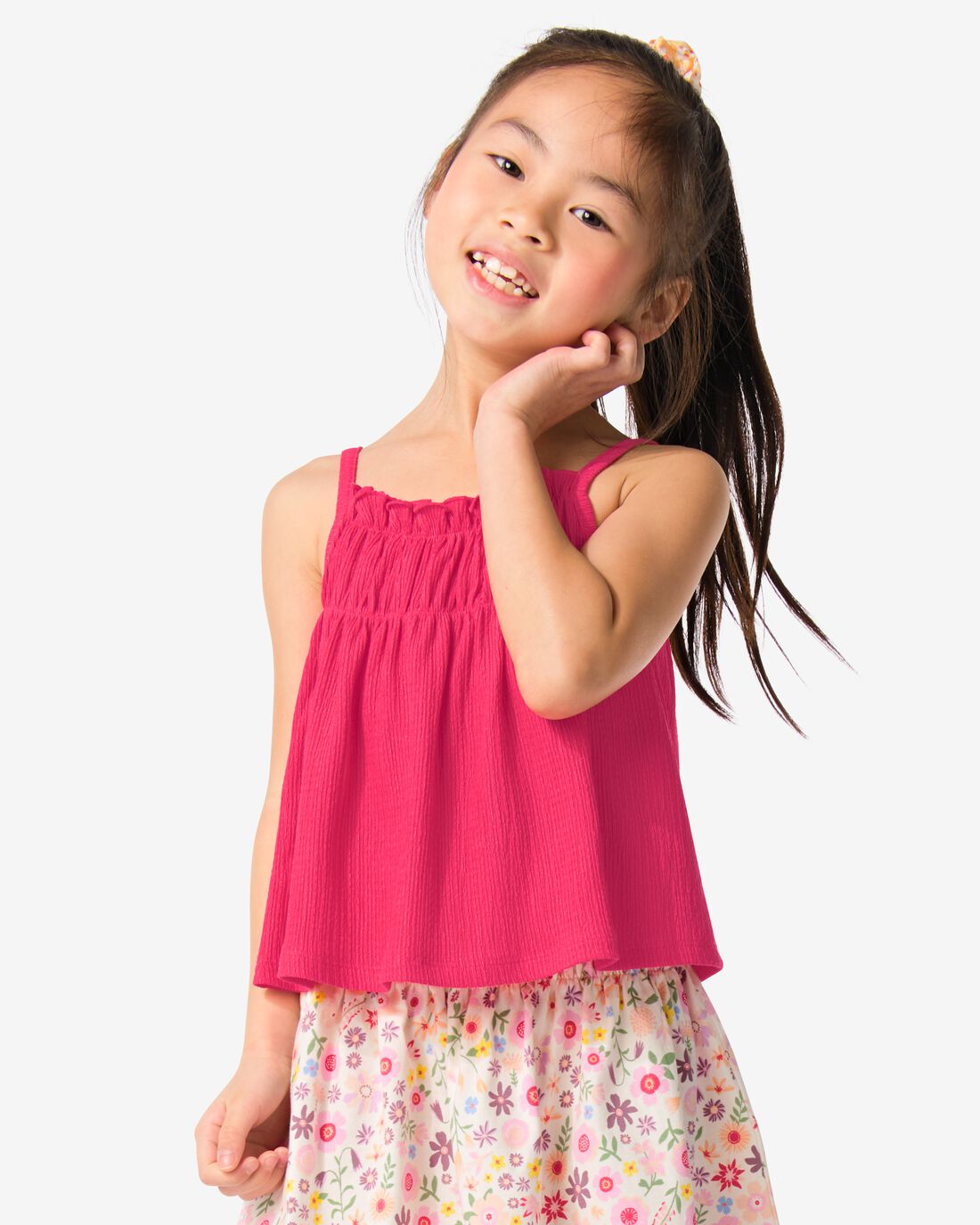 HEMA Kindertop Kreukel Roze (roze)