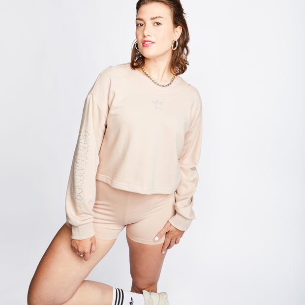 Adidas Slouchy Crew Sweatshirt - Step Into You - Dames Sweatshirts