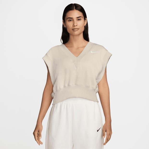 Nike Phoenix V Neck Crop - Dames Jackets