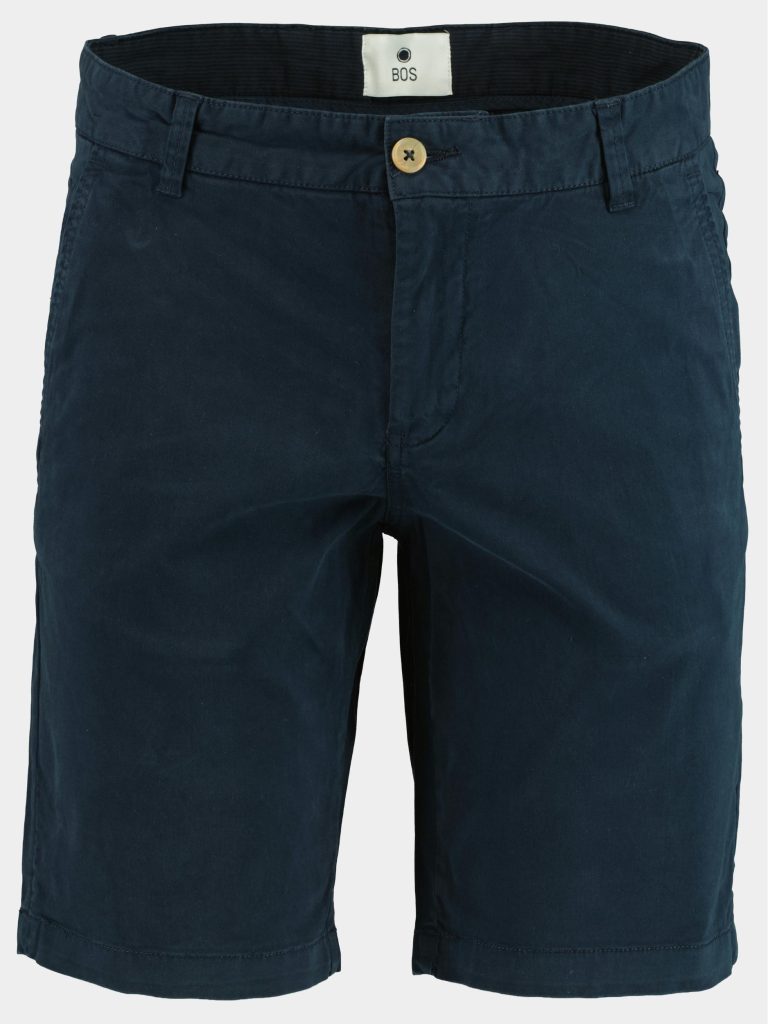 Bos Bright Blue Korte broek barry chino short 22109ba01bo/290 navy