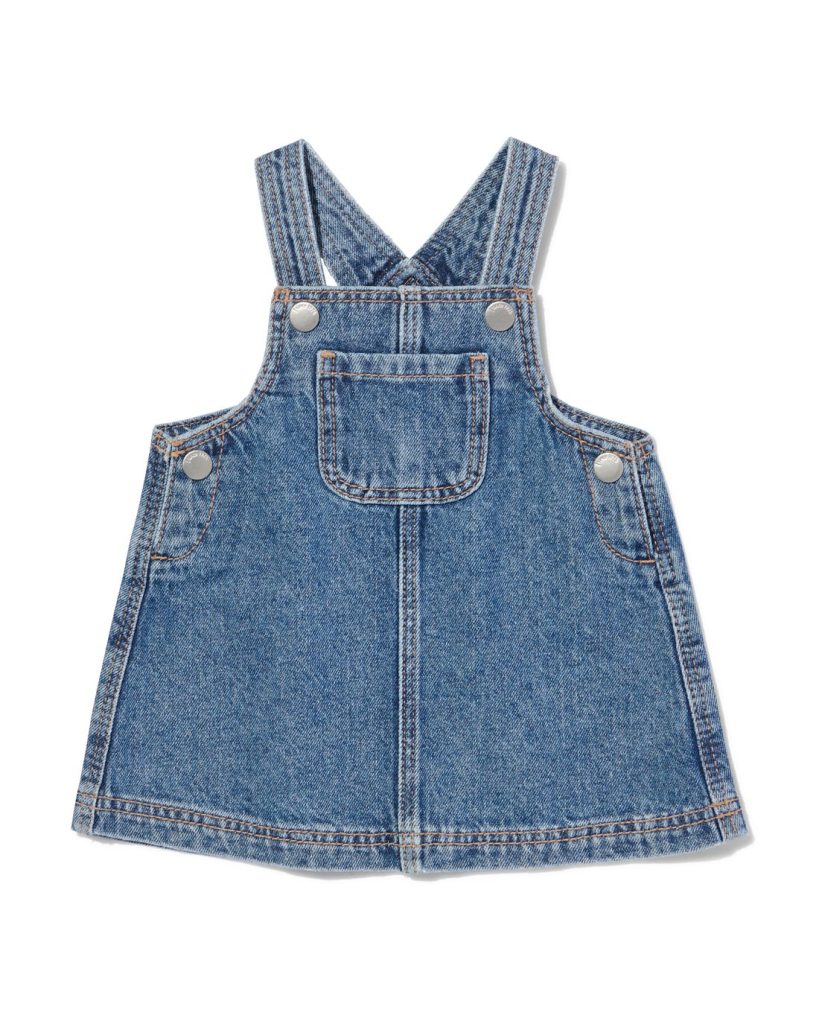 HEMA Baby Denimjurk Donkerdenim (donkerdenim)