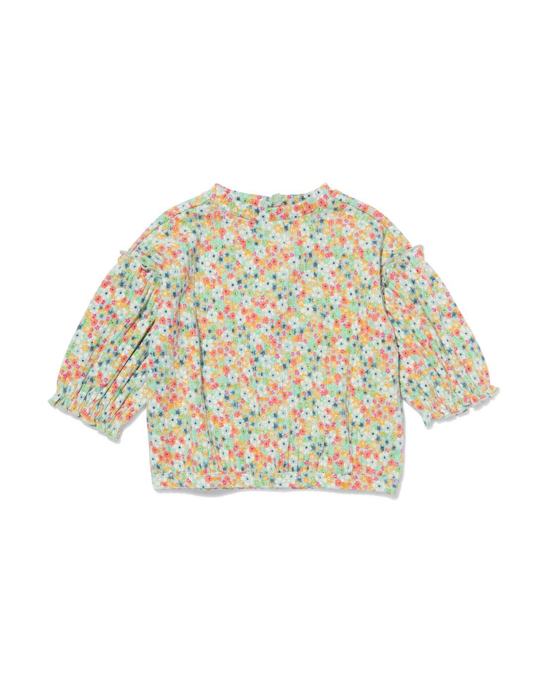 HEMA Babytrui Rib Bloemen Multi (multi)