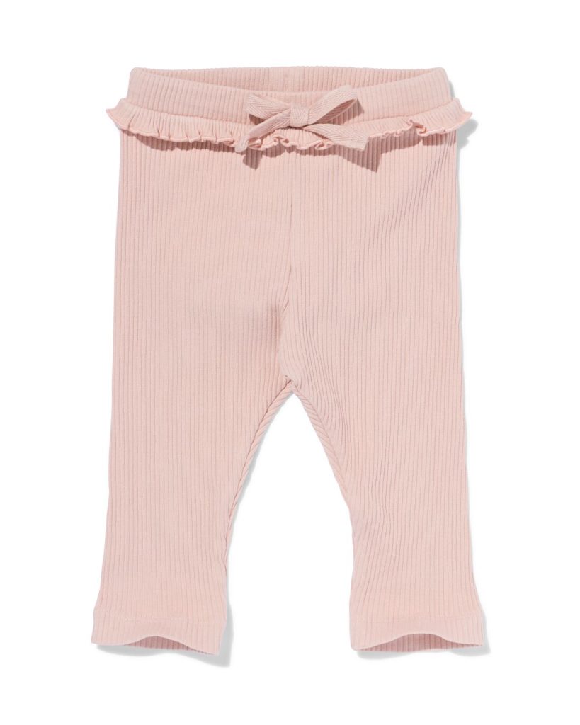 HEMA Baby Legging Rib Lichtroze (lichtroze)