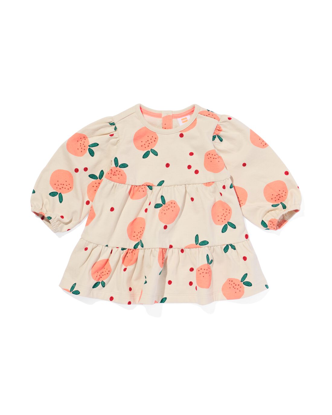 HEMA Baby Sweatjurk Met Stroken Ecru (ecru)