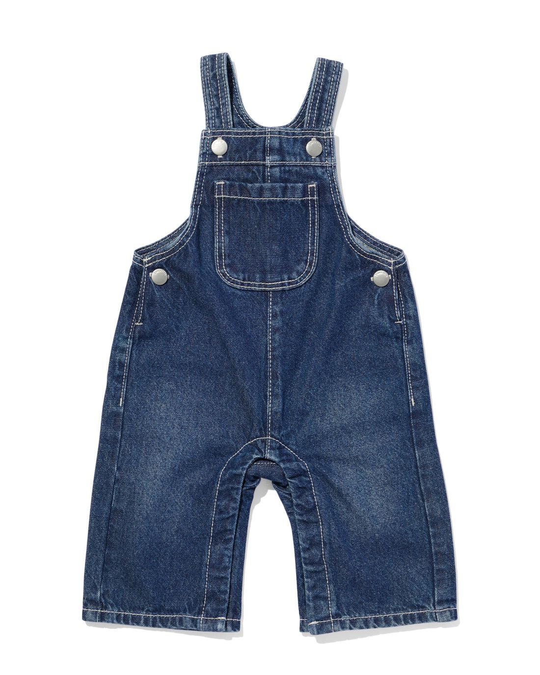 HEMA Baby Jumpsuit Denim Donkerblauw (donkerblauw)