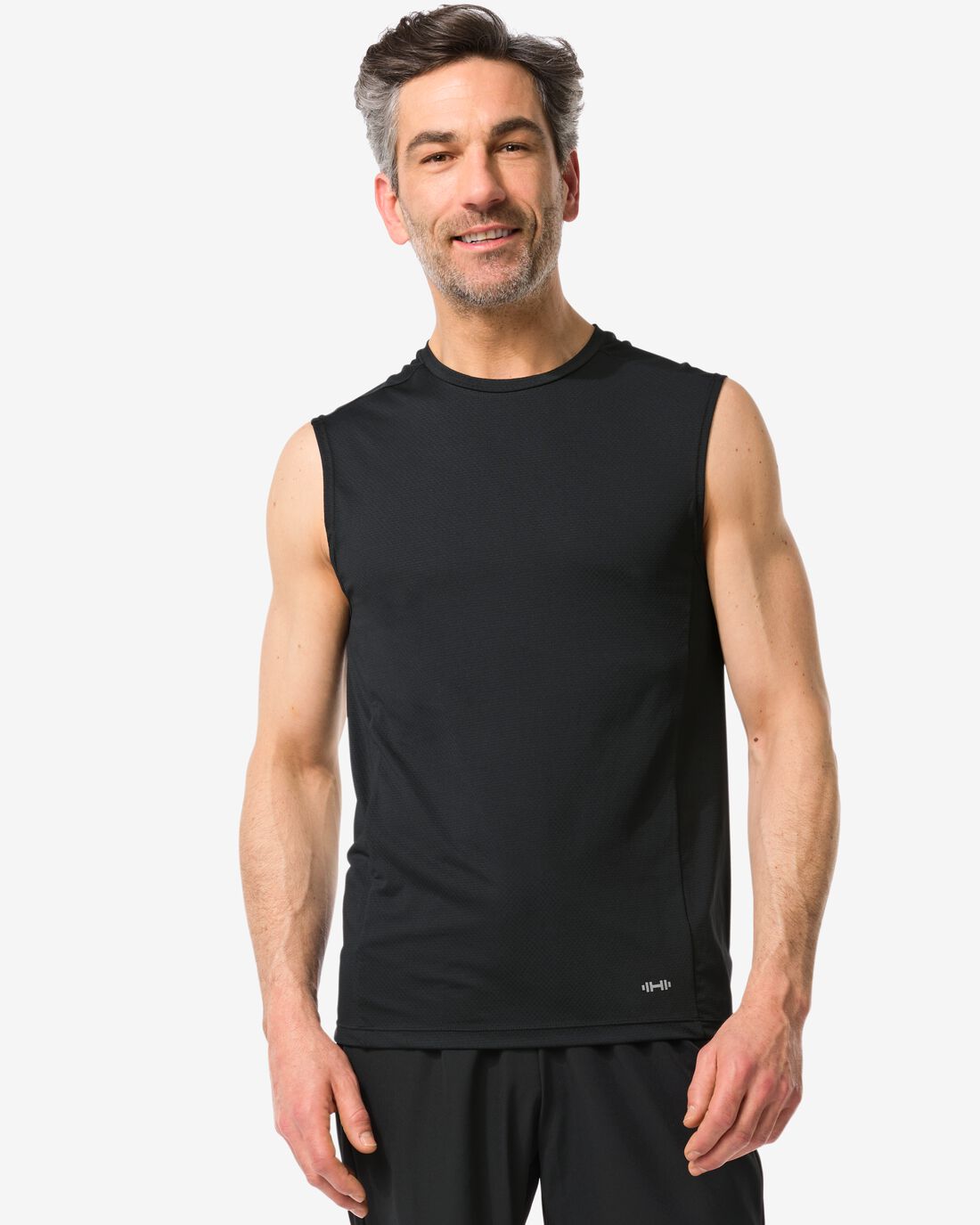 HEMA Heren Sportsinglet Zwart (zwart)