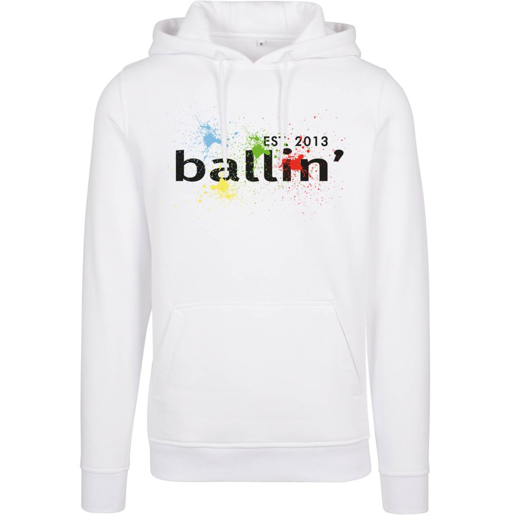 Ballin Est. 2013 Paint splatter hoodie