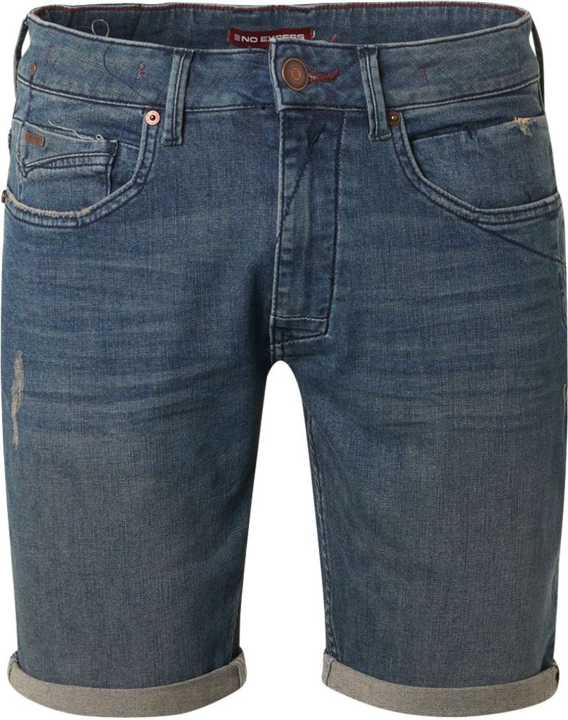 No Excess Short denim stretch responsible cho dirty used den