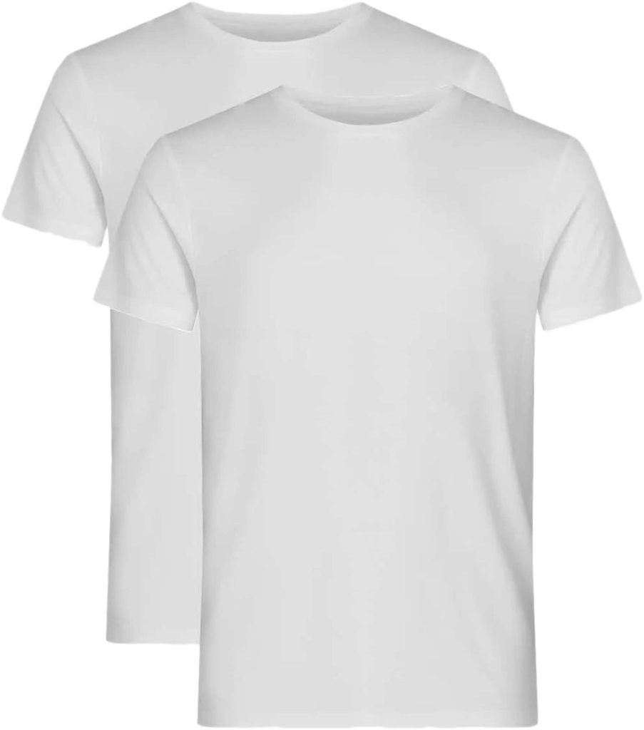 Resteröds Bamboo 2-pack tee white