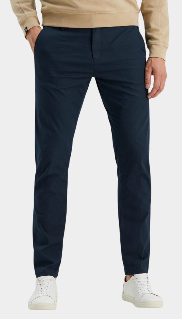 Vanguard Katoenen Broek Blauw V12 CHINO 4-WAY STRETCH TWILL VTR2402622/5287