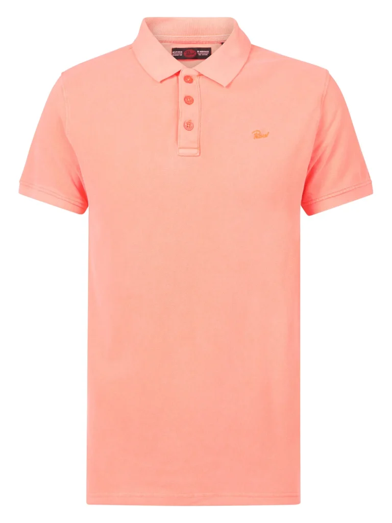 Petrol Industries Heren polo m-1030-pol002 3099 fiery coral