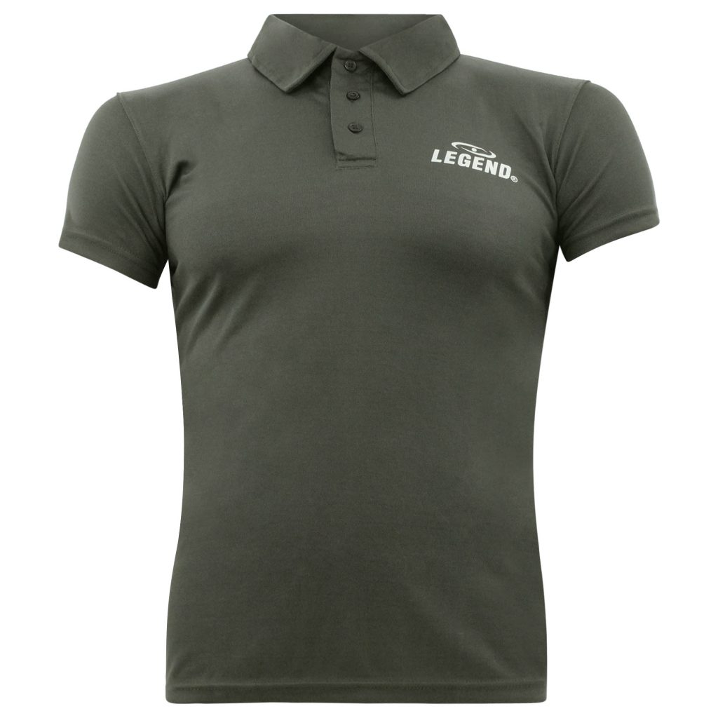 Legend Sports Sport polo kids/volw. army slimfit polyester