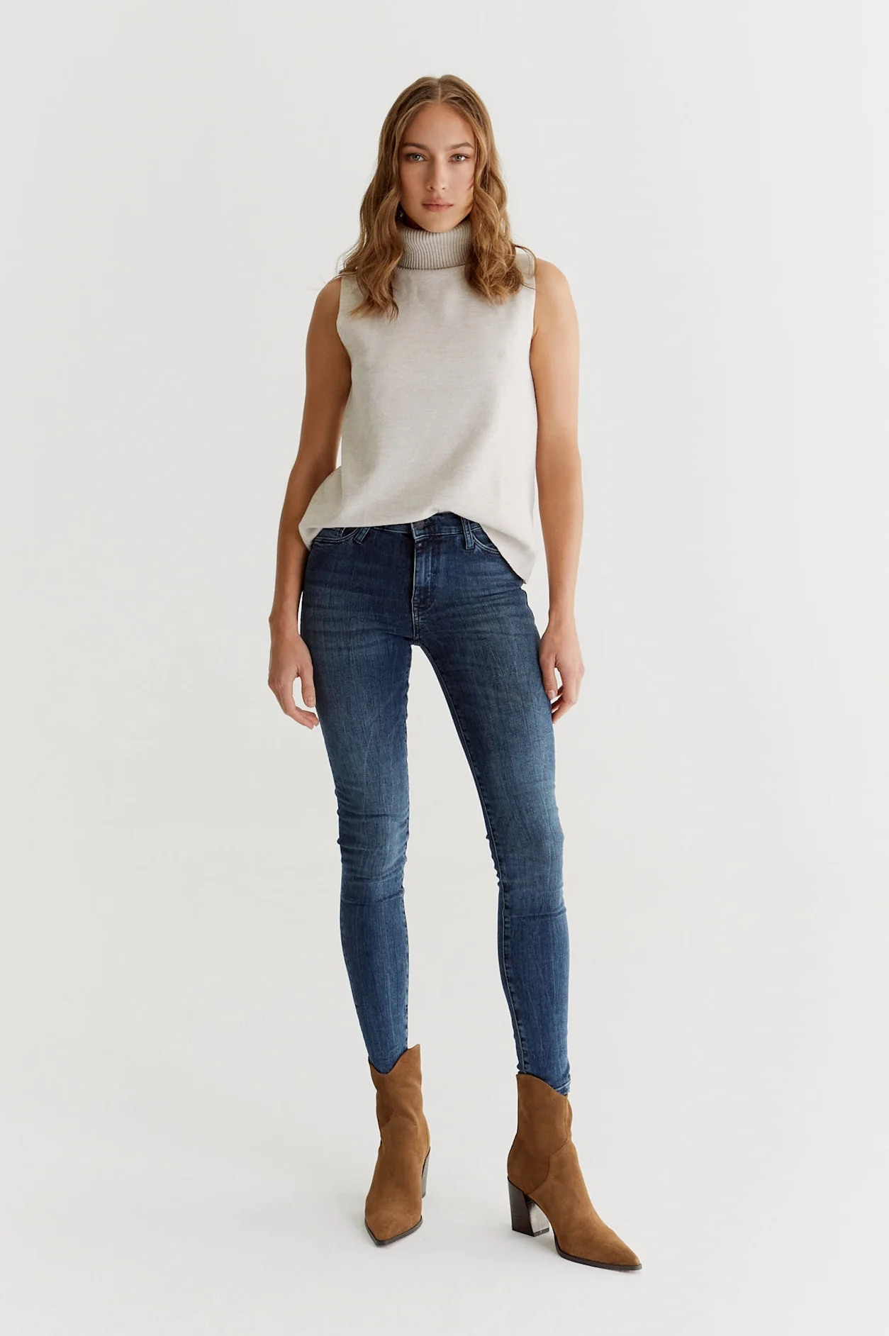 Cup of Joe Sophia dames skinny jeans random blue