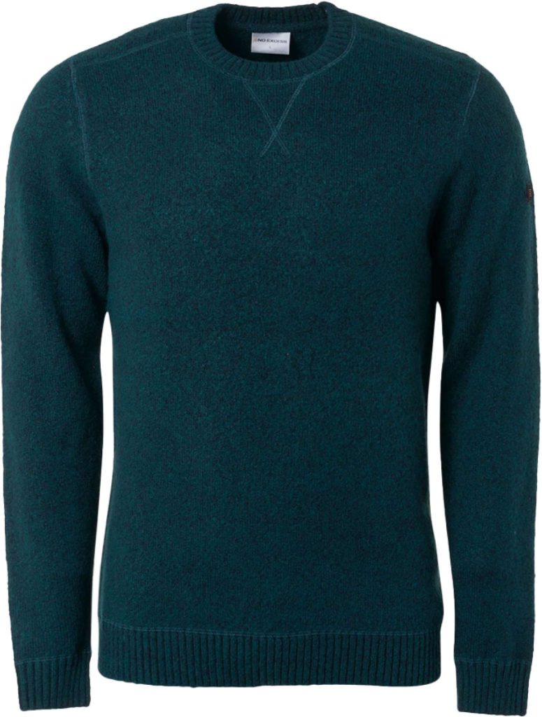 No Excess Pullover crewneck soft stretch ocean