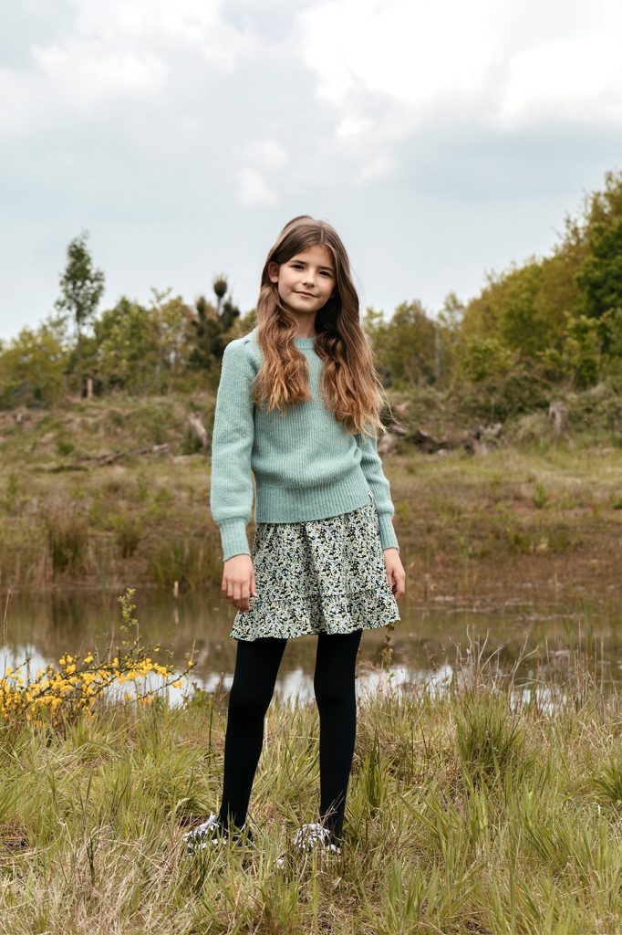 Looxs Revolution Jurkje krinkel met riem voor meisjes in de kleur