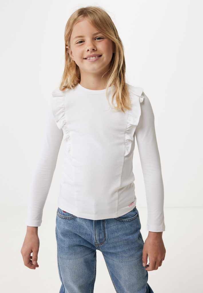 Shirt Met Ruffels Off White