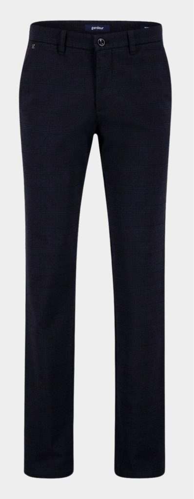 Gardeur Katoenen broek savage-2 flatfront slim fit 420741/1069