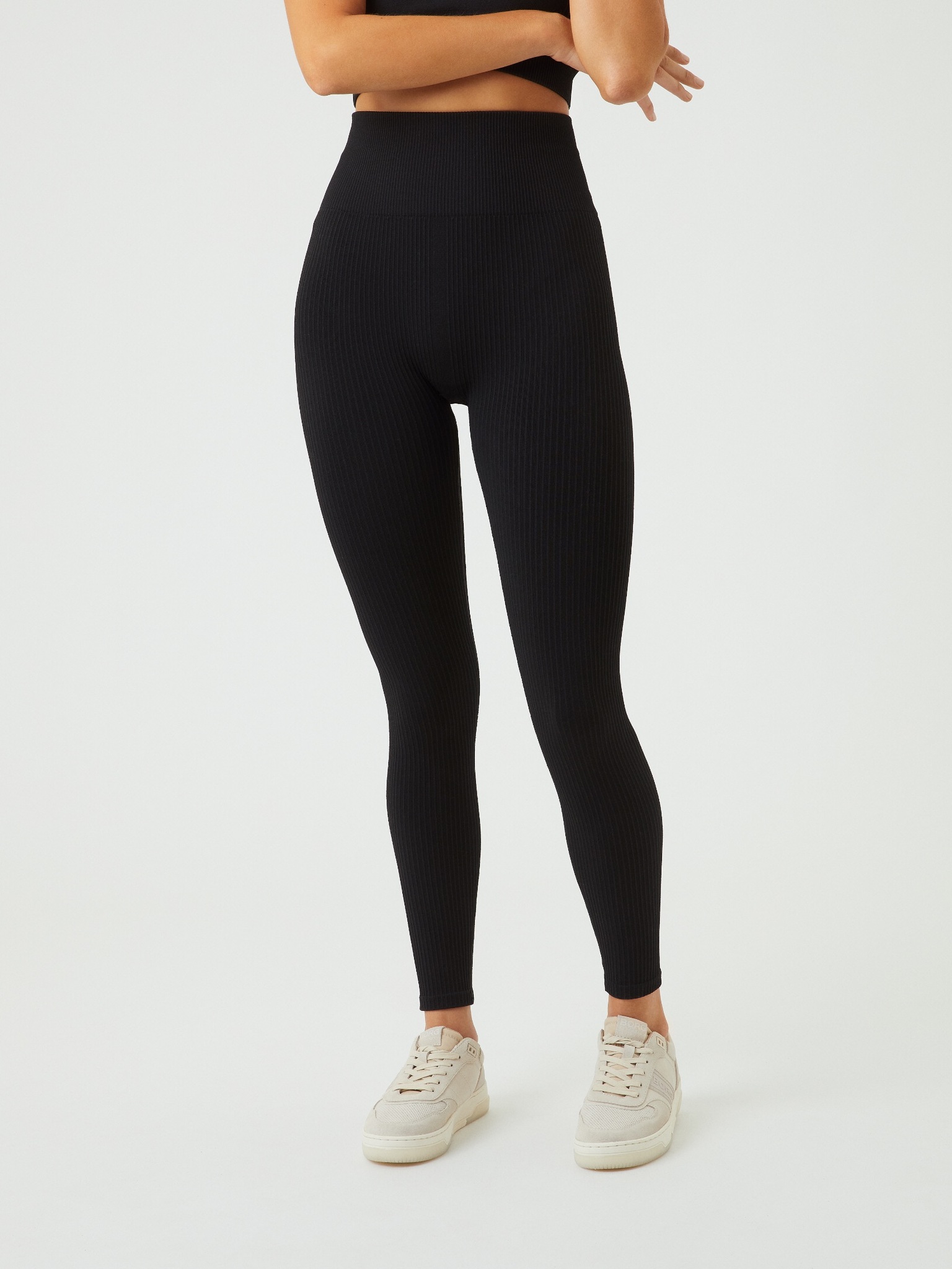 Björn Borg Studio seamless rib tights 10002458-bk001