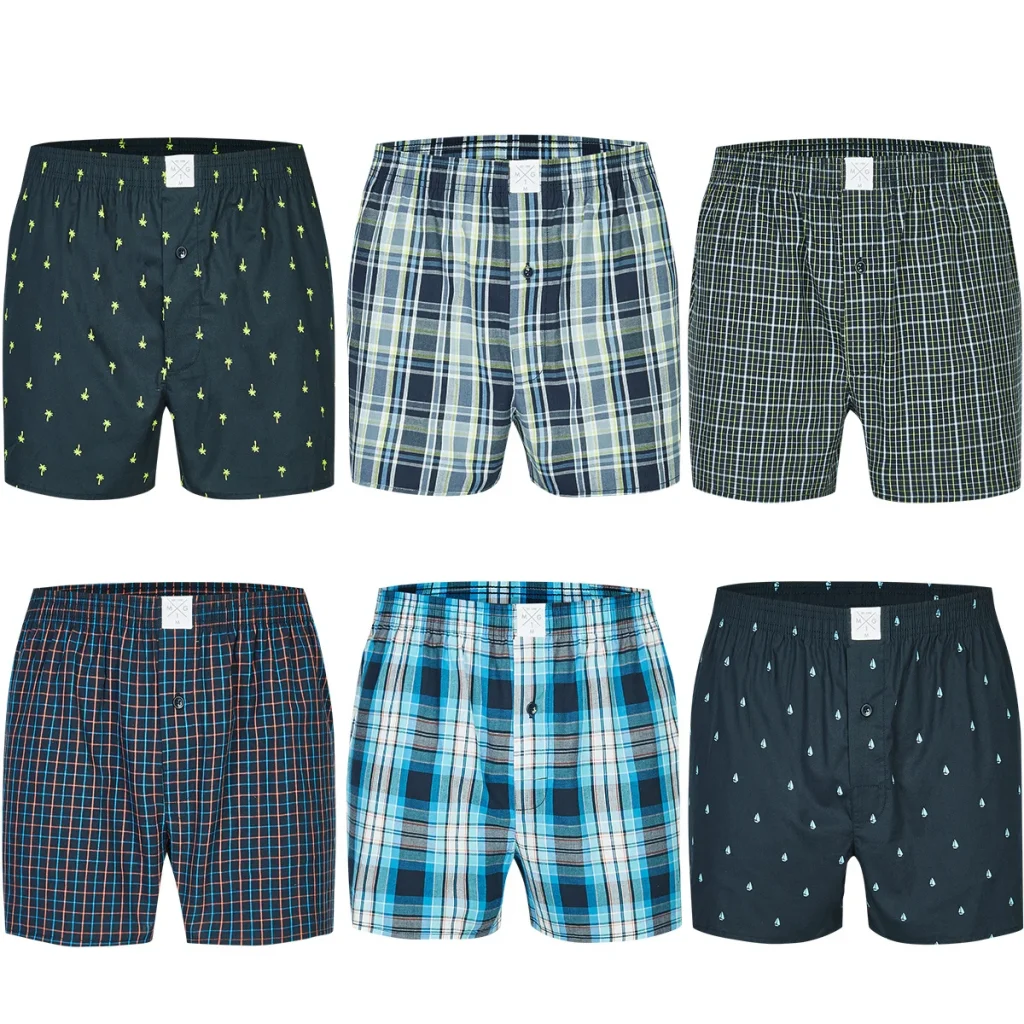 MG-1 Wijde boxershorts heren multipack assorti mix d815