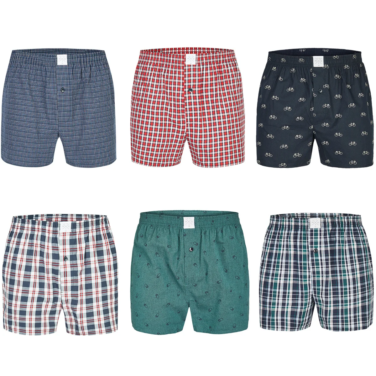 MG-1 Wijde boxershorts heren multipack assorti mix d805