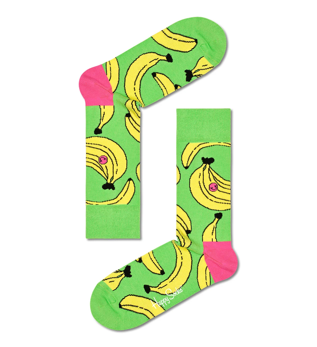 Happy Socks Dames sokken met print banaan