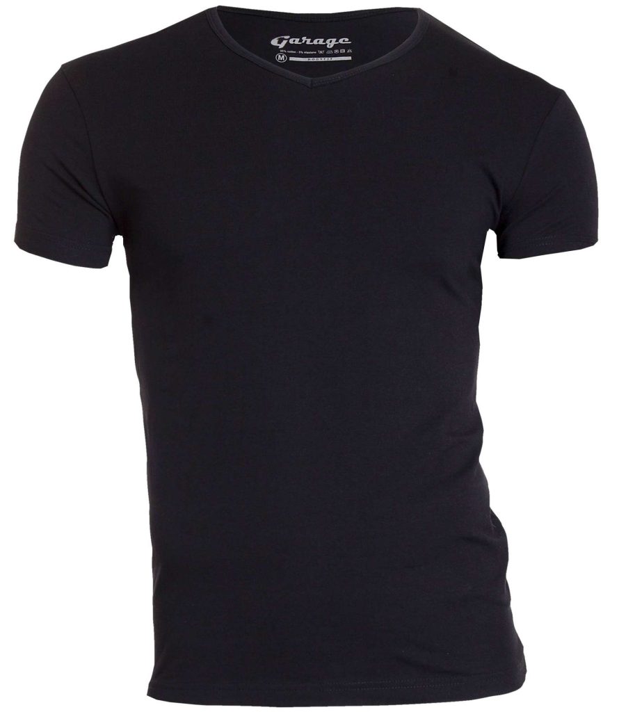 Garage Basis t-shirt v-hals bodyfit