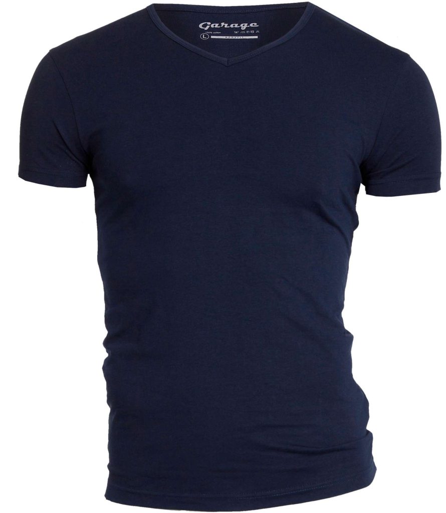 Garage Basis t-shirt v-hals bodyfit