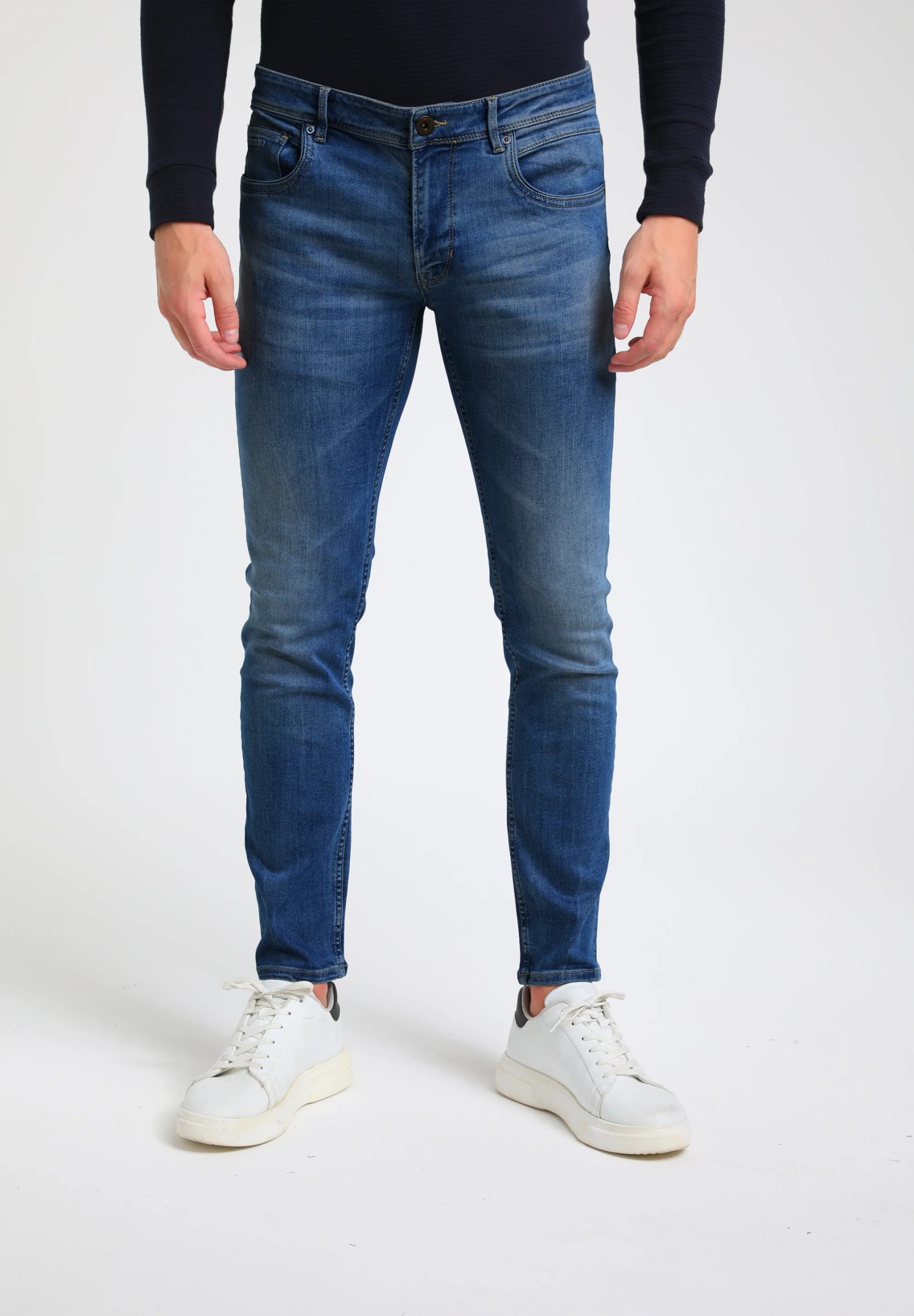 Gabbiano Pacific heren slim-fit jeans mid blue