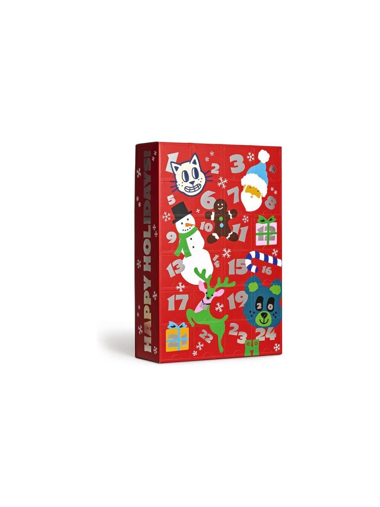 Happy Socks 24p sokken holiday advent calendar multi