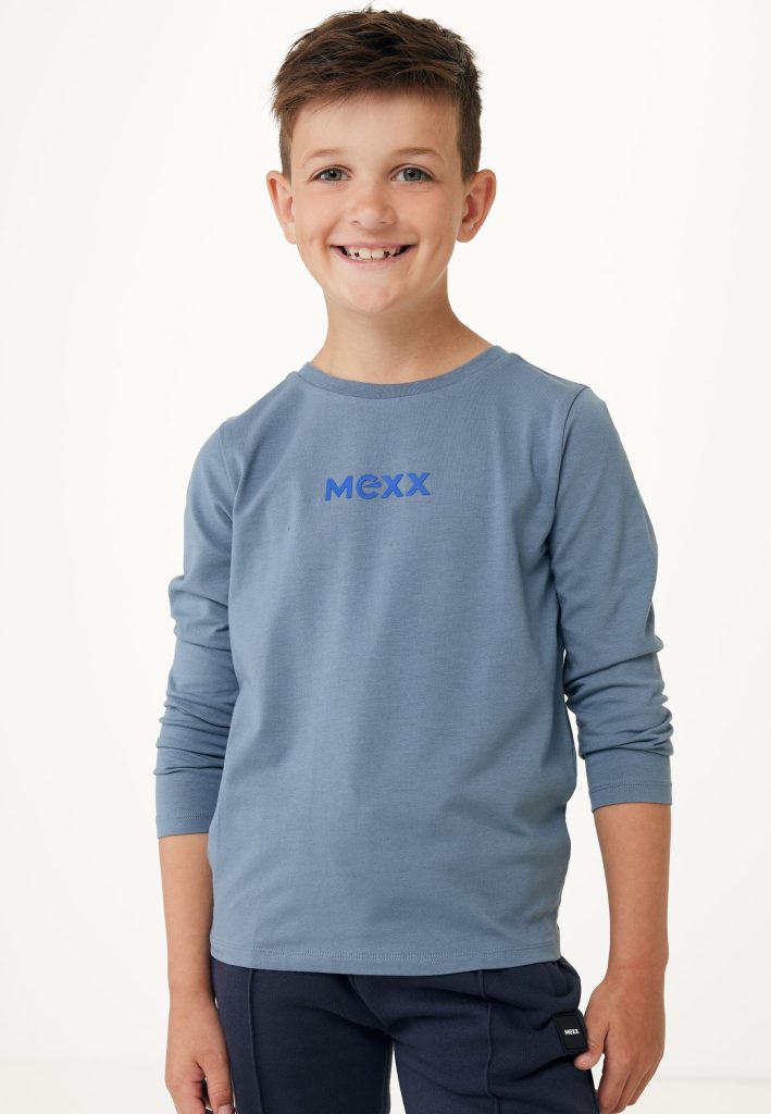 Basic T-shirt Blauw