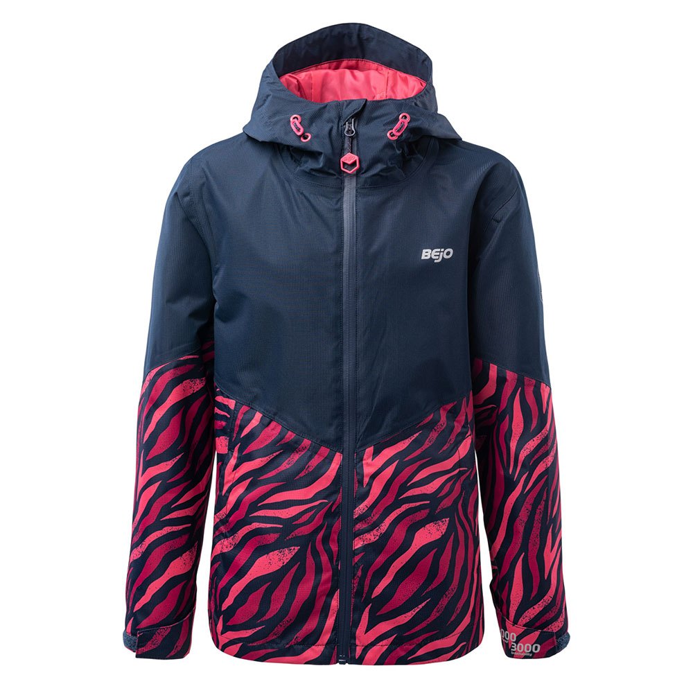 Bejo Meisjes junko zebraprint soft shell jas