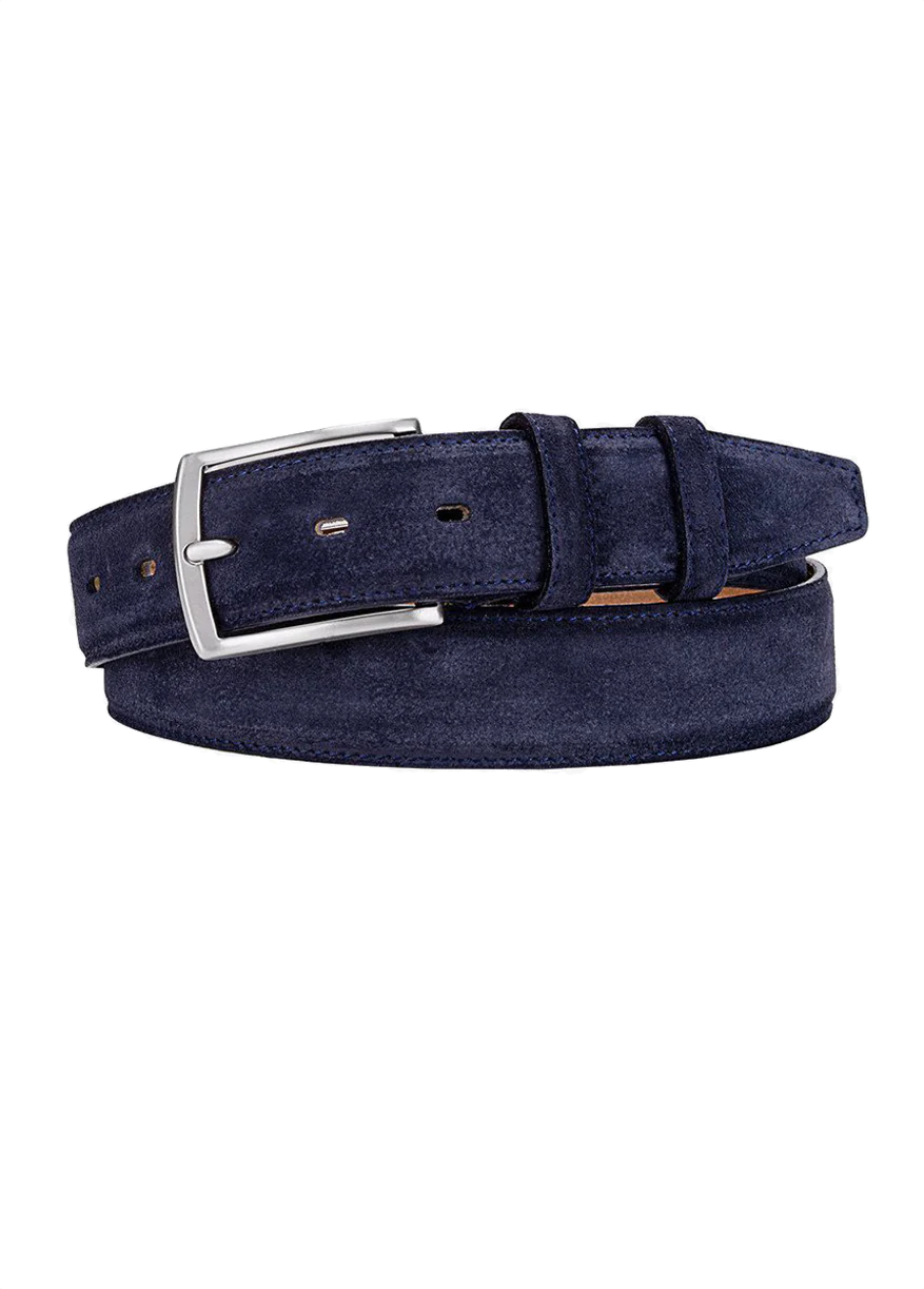 Michaelis Belt suede navy