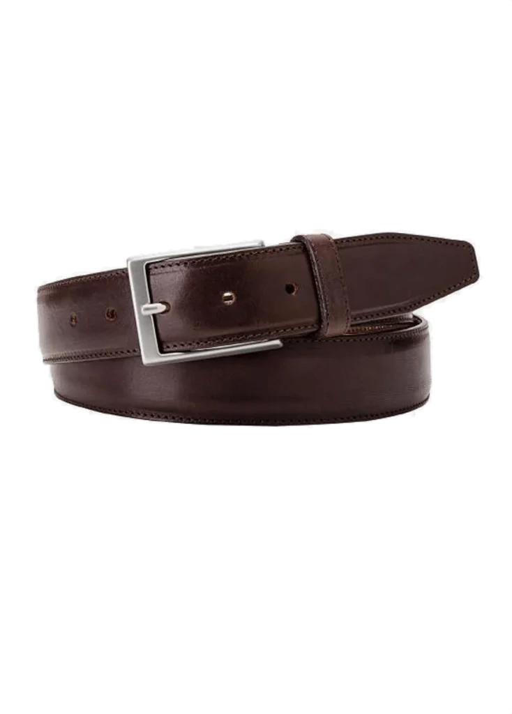 Michaelis Brown leather belt