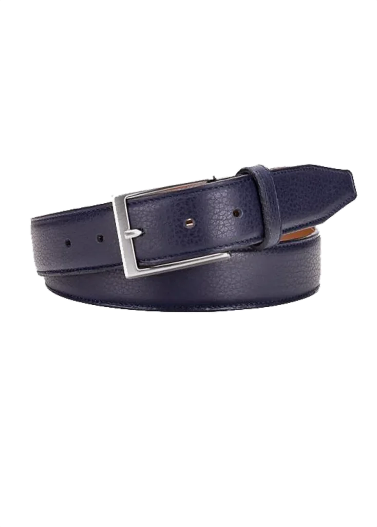 Michaelis Riem leather grain navy