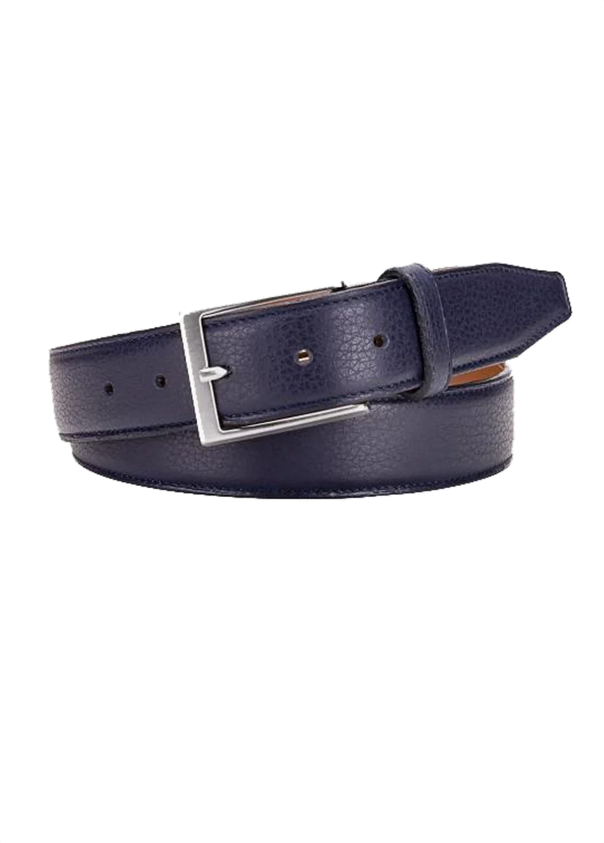 Michaelis Riem leather grain navy