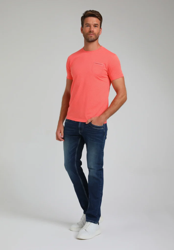 Gabbiano Heren shirt 153551 478 fresh coral