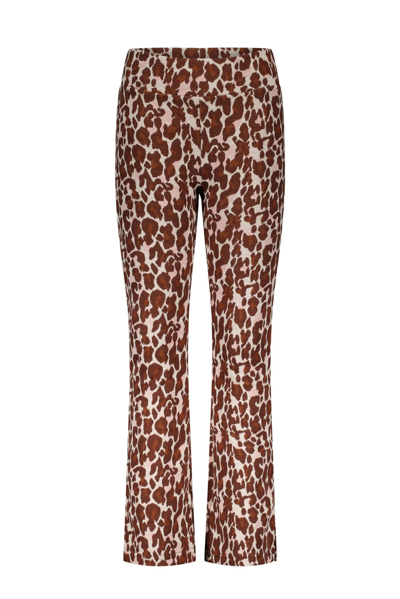 B.Nosy Meisjes flared pants jacquard lucky leopard