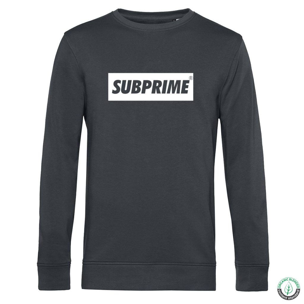 Subprime Sweater block antraciet