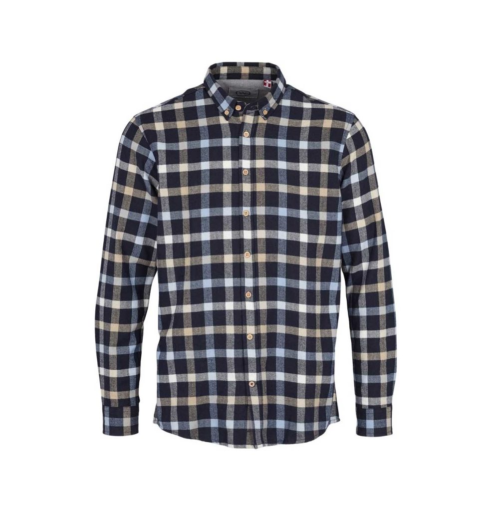 Kronstadt Johan check gr.40 shirt ks3322 navy