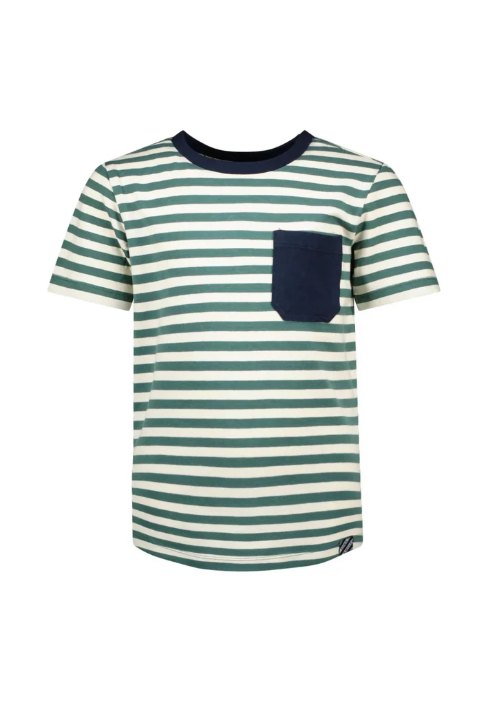 B.Nosy Jongens t-shirt giel groovy stripe