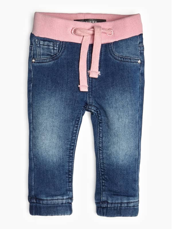 Jeans Used Effect Inzet In Taille